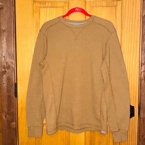Eddie Bauer Gold-ish Thermal Waffle shirt! Worn once!